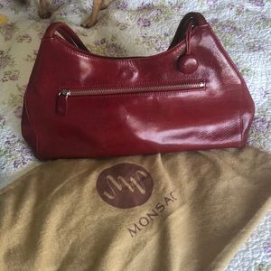 Monsac red purse